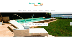 Desktop Screenshot of bazeni-i-saune.hr